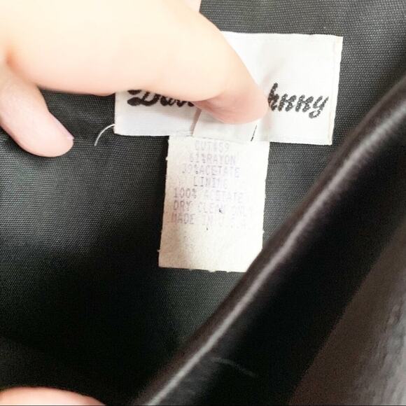 Vintage 90’s Dave & Johnny Maxi Dress High Neckline Satin Striped Bodice Size 14 - Picture 8 of 11